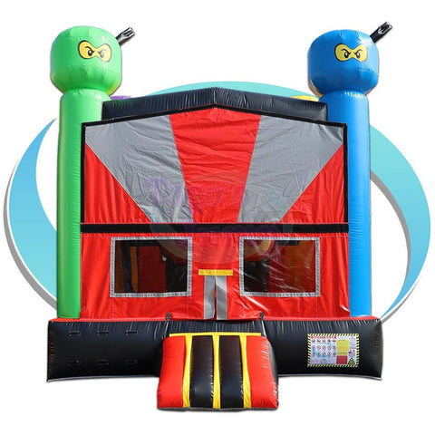 Tago's Jump Inflatable Bouncers 14'H Red Ninja Bouncer by Tago's Jump 781880215011 M-671 14'H Red Ninja Bouncer by Tago's Jump SKU#M-671