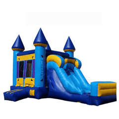 Tago's Jump Inflatable Bouncers 15'H Blue Single Line Slide Combo by Tago's Jump SC-240 15'H Blue Single Line Slide Combo by Tago's Jump SKU# SC-240