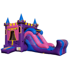 Tago's Jump Inflatable Bouncers 15'H Fancy Castle Slide Combo by Tago's Jump SC-260 15'H Fancy Castle Slide Combo by Tago's Jump SKU# SC-260