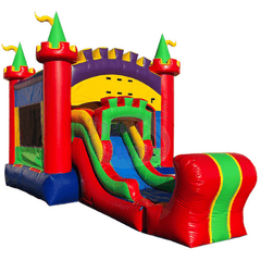 Tago's Jump Inflatable Bouncers 15'H Magical Castle Slide Combo by Tago's Jump 781880275817 SC-249 15'H Magical Castle Slide Combo by Tago's Jump SKU# SC-249