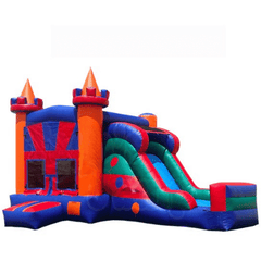 Tago's Jump Inflatable Bouncers 15'H Multi-Color Castle Slide Combo by Tago's Jump SC-234 15'H Multi-Color Castle Slide Combo by Tago's Jump SKU# SC-234