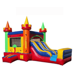 Tago's Jump Inflatable Bouncers 15'H Multi-Color Double Line Slide Combo by Tago's Jump SC-243 15'H Multi-Color Double Line Slide Combo by Tago's Jump SKU# SC-243