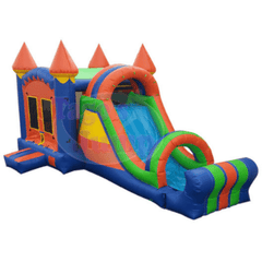 Tago's Jump Inflatable Bouncers 15'H Multi-color Slide Combo by Tago's Jump 781880275794 SC-247 15'H Multi-color Slide Combo by Tago's Jump SKU# SC-247