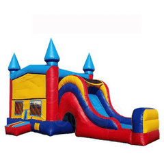 Tago's Jump Inflatable Bouncers 15'H  Single Line Castle Combo by Tago's Jump SC-224 15'H Single Line Castle Combo by Tago's Jump SKU# SC-224