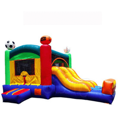 Tago's Jump Inflatable Bouncers 15'H Sport Double Line Slide Combo by Tago's Jump SC-238 15'H Sport Double Line Slide Combo by Tago's Jump SKU# SC-238