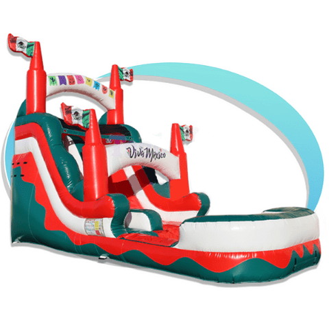 Tago's Jump Inflatable Bouncers 16 H' Viva Mexico Single Slide by Tago's Jump 781880272243 WS-216 16 H' Viva Mexico Single Slide by Tago's Jump SKU# WS-216