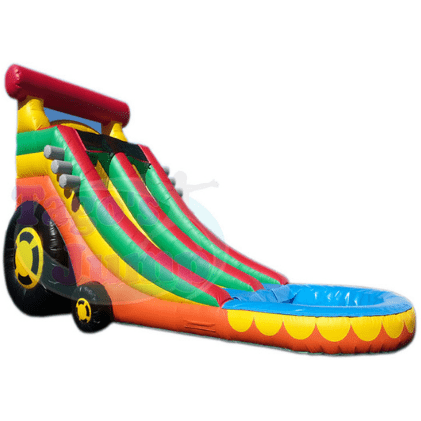 Tago's Jump Slides 17 ft. Multi-color F1 Car Water by Tago's Jump 781880292456 WS-181 17 ft. Multi-color F1 Car Water by Tago's Jump SKU# WS-181