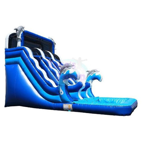 Tago's Jump Slides 18'H Blue Dolphins by Tago's Jump 781880279419 WS-059D 18'H Blue Dolphins by Tago's Jump SKU# WS-059D