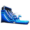 Image of Tago's Jump Slides 18'H Blue Dolphins by Tago's Jump 781880279419 WS-059D 18'H Blue Dolphins by Tago's Jump SKU# WS-059D