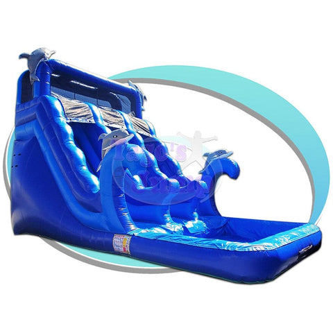 Tago's Jump Slides 18'H Dolphin Double Line by Tago's Jump 781880209317 WS-234D 18'H Dolphin Double Line by Tago's Jump SKU# WS-234D