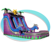 Image of Tago's Jump Slides 18'H Purple Tropical Double Line by Tago's Jump 781880211297 WS-215D 18'H Purple Tropical Double Line by Tago's Jump SKU#WS-215D