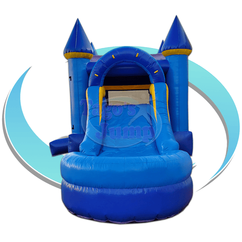 Tago's Jump Water Parks & Slides 14'H Blue Water Slide Combo by Tago's Jump 781880240181 CWS-219 14'H Blue Water Slide Combo by Tago's Jump SKU# CWS-219