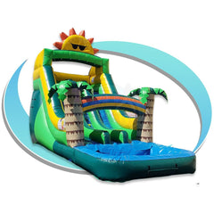 Tago's Jump Water Slides 16'H Double Line Water Slide by Tago's Jump WS-131D 16'H Double Line Water Slide by Tago's Jump SKU# WS-131D