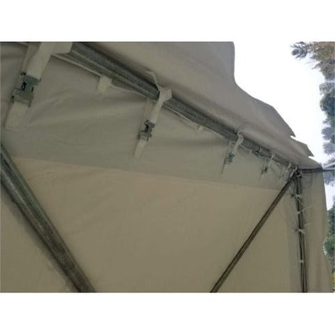 Tent and Table Tents 10' x 10' White PVC Weekender West Coast Frame Party Tent by Tent and Table 754972297325 BT-FE11WT 10' x 10' White PVC Weekender West Coast Frame Party Tent 