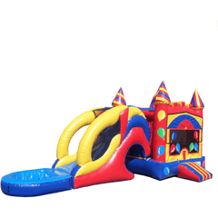 15' 3 IN 1 WET & DRY BIRTHDAY BALLONS COMBO by Ultimate Jumpers SKU: C149