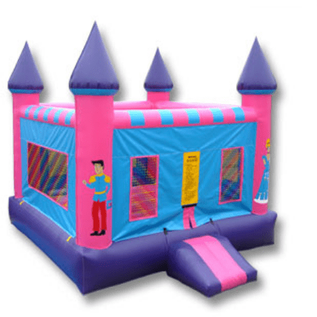 Ultimate Jumpers Commercial Bouncers FLAT ROOF PRINCESS CASTLE JUMPER by Ultimate Jumpers FLAT ROOF PRINCESS CASTLE JUMPER by Ultimate Jumpers SKU: J047