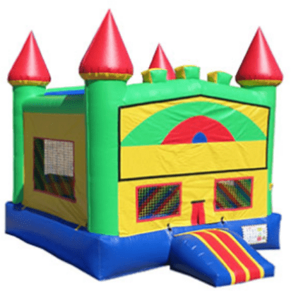 Ultimate Jumpers Commercial Bouncers GREEN YELLOW CASTLE MODULE INFLATABLE JUMPER by Ultimate Jumpers GREEN YELLOW CASTLE MODULE INFLATABLE JUMPER Ultimate Jumpers SKU J121