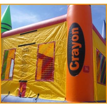 Ultimate Jumpers Commercial Bouncers Multicolor Crayon Inflatable Jumper By Ultimate Jumpers 781880281436 J111 Multicolor Crayon Inflatable Jumper By Ultimate Jumpers SKU# J111