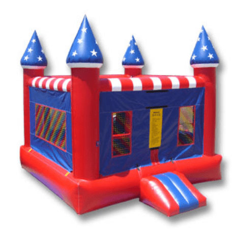 Ultimate Jumpers Commercial Bouncers PATRIOTIC CASTLE JUMPER by Ultimate Jumpers PATRIOTIC CASTLE JUMPER by Ultimate Jumpers SKU: J074