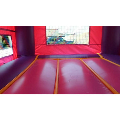 Ultimate Jumpers Commercial Bouncers Pink And Purple Castle Module By Ultimate Jumpers 781880255611 J115 Pink And Purple Castle Module By Ultimate Jumpers SKU# J115