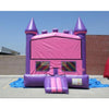 Image of Ultimate Jumpers Commercial Bouncers Pink And Purple Castle Module By Ultimate Jumpers 781880255611 J115 Pink And Purple Castle Module By Ultimate Jumpers SKU# J115
