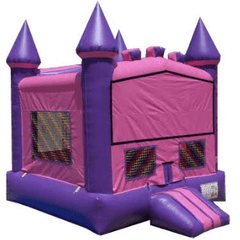 Ultimate Jumpers Commercial Bouncers PINK AND PURPLE CASTLE MODULE by Ultimate Jumpers J115 PINK AND PURPLE CASTLE MODULE by Ultimate Jumpers SKU: J115