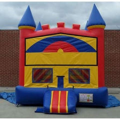 Red Yellow Castle Module Inflatable Jumper by Ultimate Jumpers