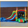 Image of Ultimate Jumpers Inflatable Bouncers 12'H 3 IN 1 Birthday Cake Bouncer Slide Combo by Ultimate Jumpers 781880217893 C102 12'H 3 IN 1 Birthday Cake Bouncer Slide Combo by Ultimate Jumpers C102