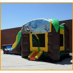 12'H 3 IN 1 Inflatable Rain Forest Combo by Ultimate Jumpers