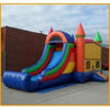 Image of Ultimate Jumpers Inflatable Bouncers 12'H 3 in 1 Wet Dry Multicolor Castle Bouncer Combo by Ultimate Jumpers 781880217923 C110 12'H 3 in 1 Wet Dry Multicolor Castle Bouncer Combo Ultimate Jumpers