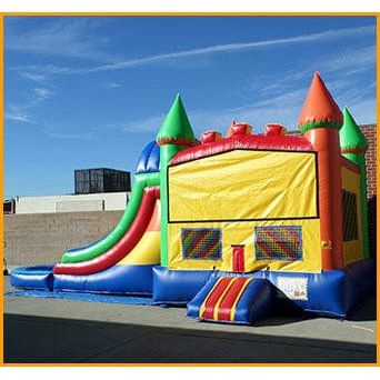 Ultimate Jumpers Inflatable Bouncers 12'H 3 in 1 Wet Dry Multicolor Castle Module Combo by Ultimate Jumpers 781880217930 C112