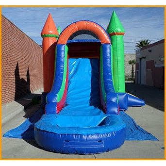 Ultimate Jumpers Inflatable Bouncers 12'H 3 in 1 Wet Dry Multicolor Castle Module Combo by Ultimate Jumpers 781880217930 C112