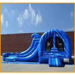 12'H 3 in 1 Wet Dry Wave Slide Combo by Ultimate Jumpers