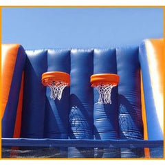12'H Inflatable Indoor Double Basketball Court by Ultimate Jumpers