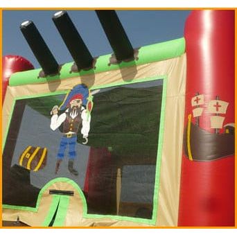 Ultimate Jumpers Inflatable Bouncers 13'H 2 in 1 Mini Pirate Ship Combo by Ultimate Jumpers 781880296638 C045 13'H 2 in 1 Mini Pirate Ship Combo by Ultimate Jumpers SKU# C045
