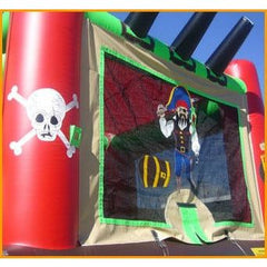 13'H 3 in 1 Pirate Ship Combo by Ultimate Jumpers
