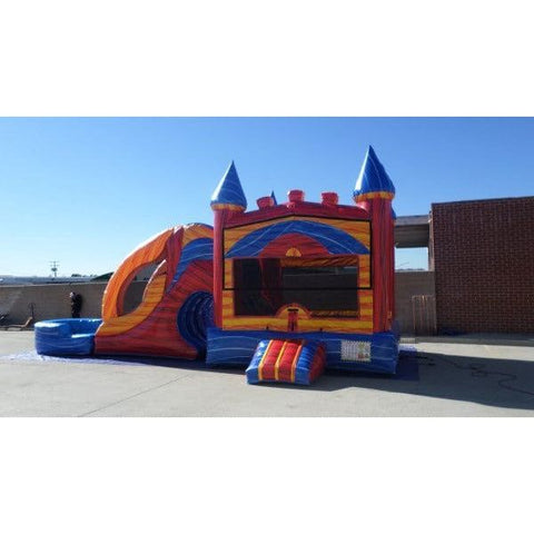 Ultimate Jumpers Inflatable Bouncers 15'H 3 in 1 Wet & Dry All Marble Combo by Ultimate Jumpers 781880240921 C150