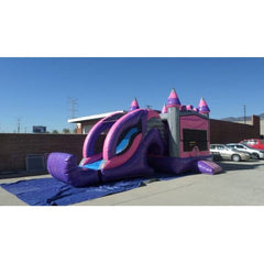 Ultimate Jumpers Inflatable Bouncers 15'H 3 in 1 Wet & Dry Pink And Gray Marble Combo by Ultimate Jumpers C152 15'H Wet & Dry Marble Combo by Ultimate Jumpers SKU# C146