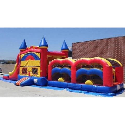 Ultimate Jumpers Inflatable Bouncers 15'H Castle Module Wet/Dry Obstacle Course by Ultimate Jumpers 781880250937 I084 15'H Castle Module Wet/Dry Obstacle Course by Ultimate Jumpers SKUI084