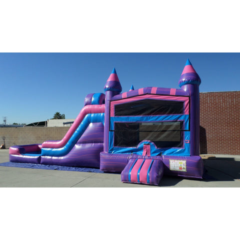 Ultimate Jumpers Inflatable Bouncers 15'H Dual Lane Wet & Dry Princess Combo by Ultimate Jumpers C154 15'H Dual Lane Wet & Dry Princess Combo by Ultimate Jumpers SKU C154