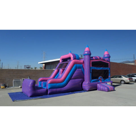 Ultimate Jumpers Inflatable Bouncers 15'H Dual Lane Wet & Dry Princess Combo by Ultimate Jumpers C154 15'H Dual Lane Wet & Dry Princess Combo by Ultimate Jumpers SKU C154