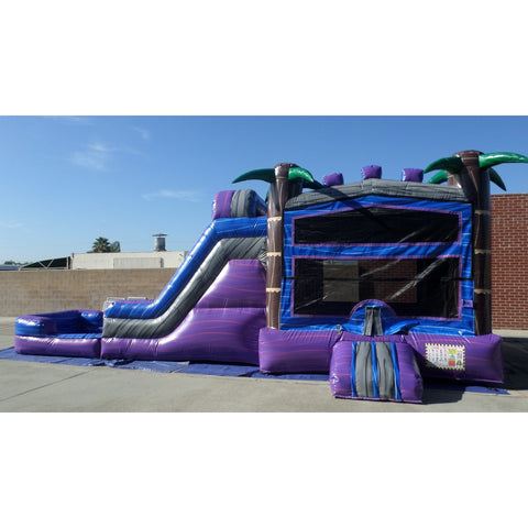 Ultimate Jumpers Inflatable Bouncers 15'H Dual Lane Wet & Dry Tropical Marble Combo by Ultimate Jumpers C158 15'H Dual Lane Wet & Dry Tropical Marble Combo by Ultimate Jumpers SKU # C158