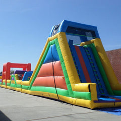 20'H Inflatable Obstacle Course by Ultimate Jumpers