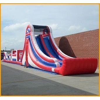 Ultimate Jumpers Inflatable Bouncers 20'H Patriotic Obstacle Course by Ultimate Jumpers 781880250951 I082 20'H Patriotic Obstacle Course by Ultimate Jumpers SKU#I082