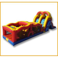 Ultimate Jumpers Inflatable Party Decorations 16'H Double Lane Obstacle Course by Ultimate Jumpers I031 16'H Slide-O-Rama Obstacle Course by Ultimate Jumpers SKU# I032