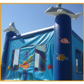 Ultimate Jumpers Water Parks & Slides 13'H 2 in 1 Mini Sea World Combo by Ultimate Jumpers 781880232421 C036 13'H 2 in 1 Mini Sea World Combo by Ultimate Jumpers SKU# C036