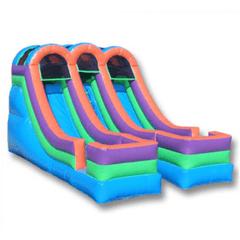 Ultimate Jumpers Water Slides 13' INFLATABLE DOUBLE LANE SLIDE by Ultimate Jumpers S056 13' INFLATABLE DOUBLE LANE SLIDE by Ultimate Jumpers SKU# S056
