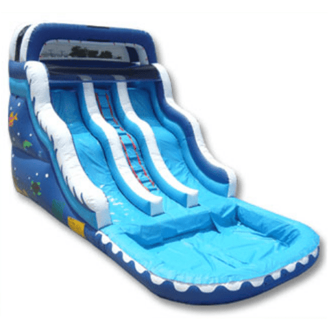 Ultimate Jumpers Water Slides 16′ DOUBLE LANE WAVY WATER SLIDE by Ultimate Jumpers W031 16′ DOUBLE LANE WAVY WATER SLIDE by Ultimate Jumpers SKU# W031
