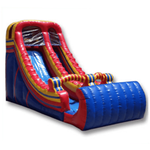 Ultimate Jumpers Water Slides 18′ INFLATABLE PRIMARY COLORS FRONT LOAD SLIDE by Ultimate Jumpers S054 18′ INFLATABLE PRIMARY COLORS FRONT LOAD SLIDE Ultimate Jumpers S054
