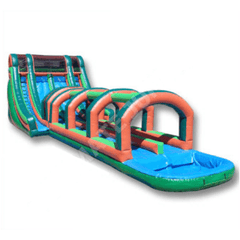 Ultimate Jumpers Water Slides 20 FT INFLATABLE BAHAMA SPLISH SPLASH WATER SLIDE by Ultimate Jumpers W097